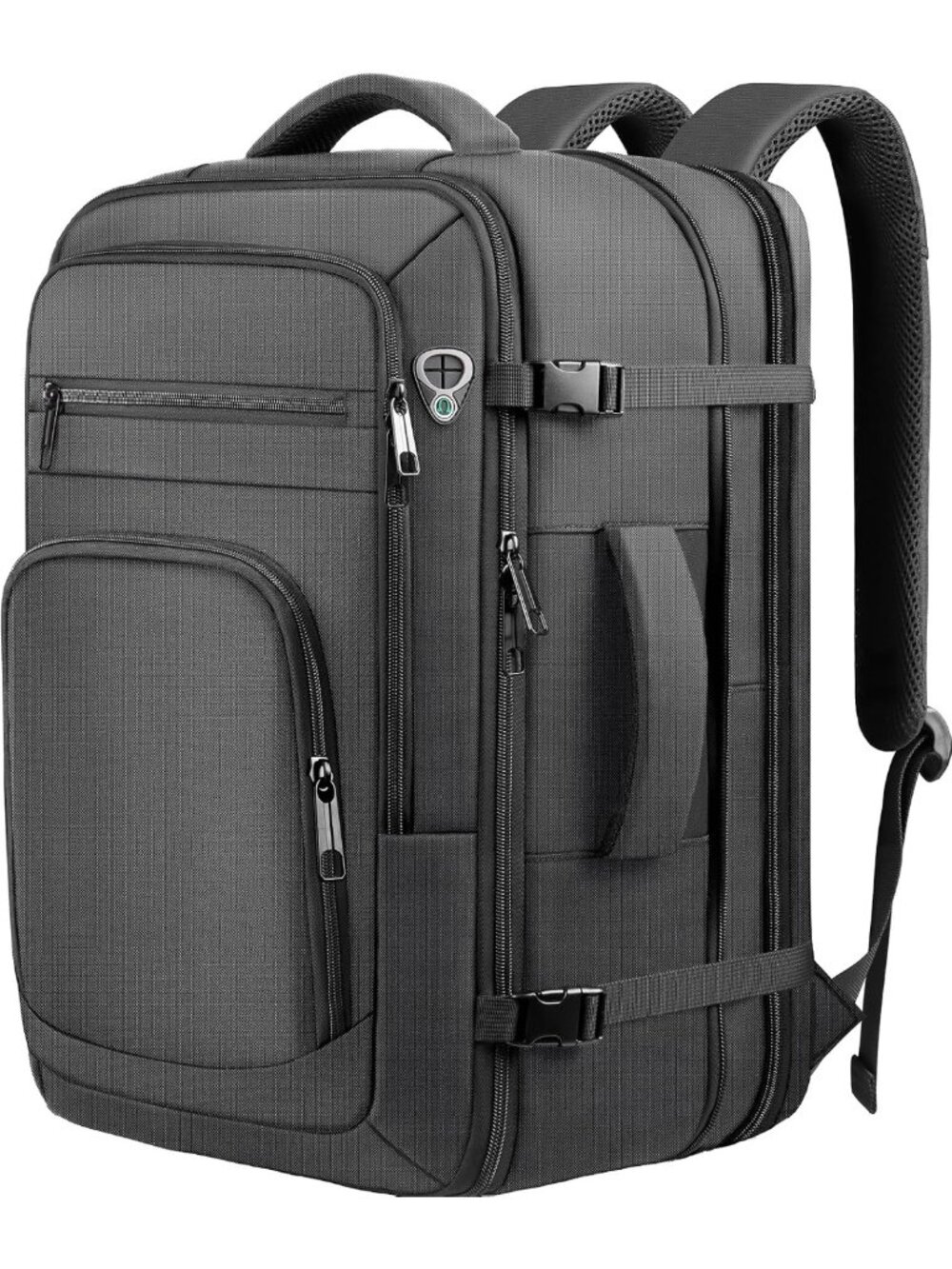 Expandable Travel Backpack, Flight Approved Carry-On, Fits 17.3" Laptop